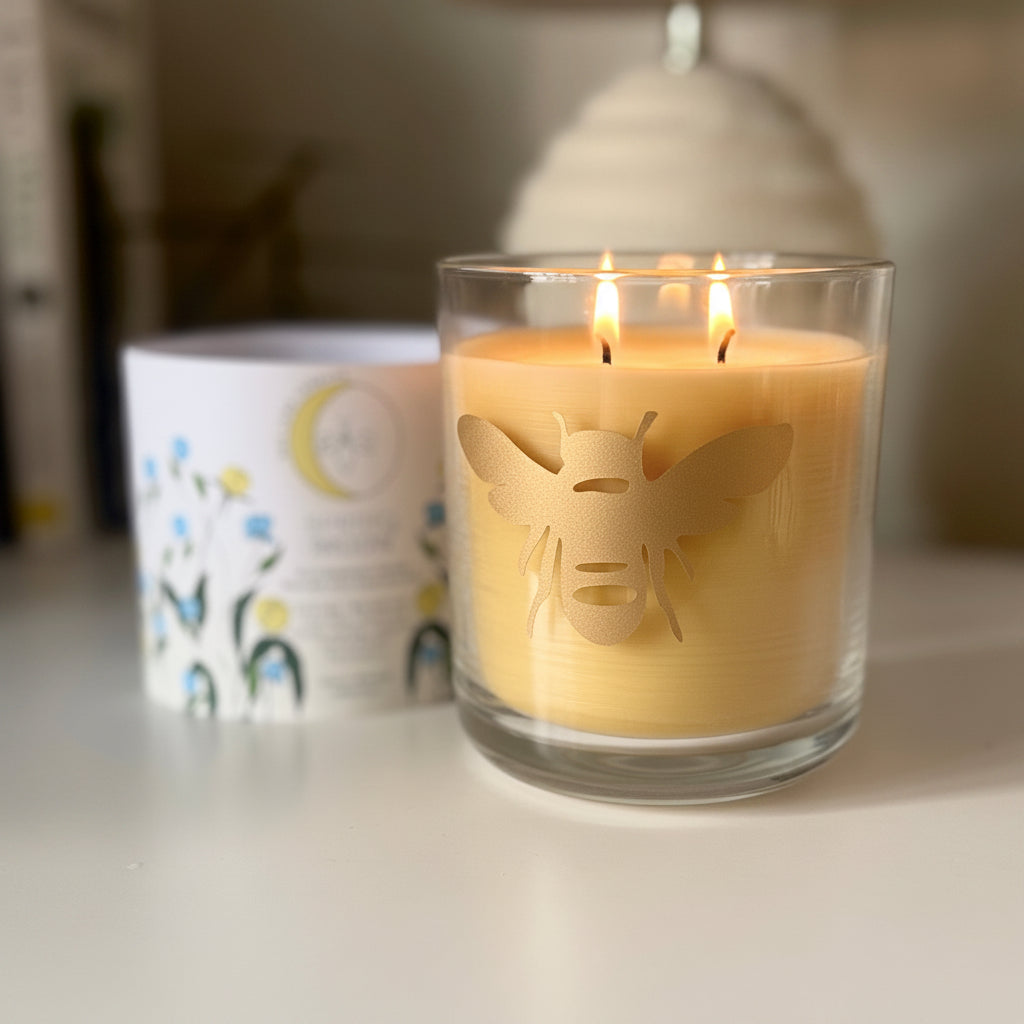 Spring Moon Candle (in glass vessel)