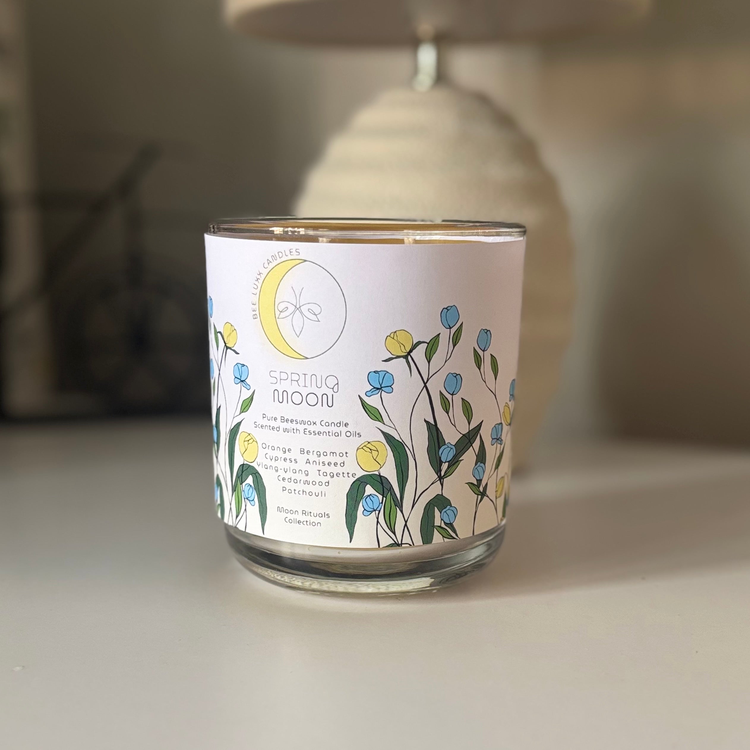 Spring Moon Candle (in glass vessel)