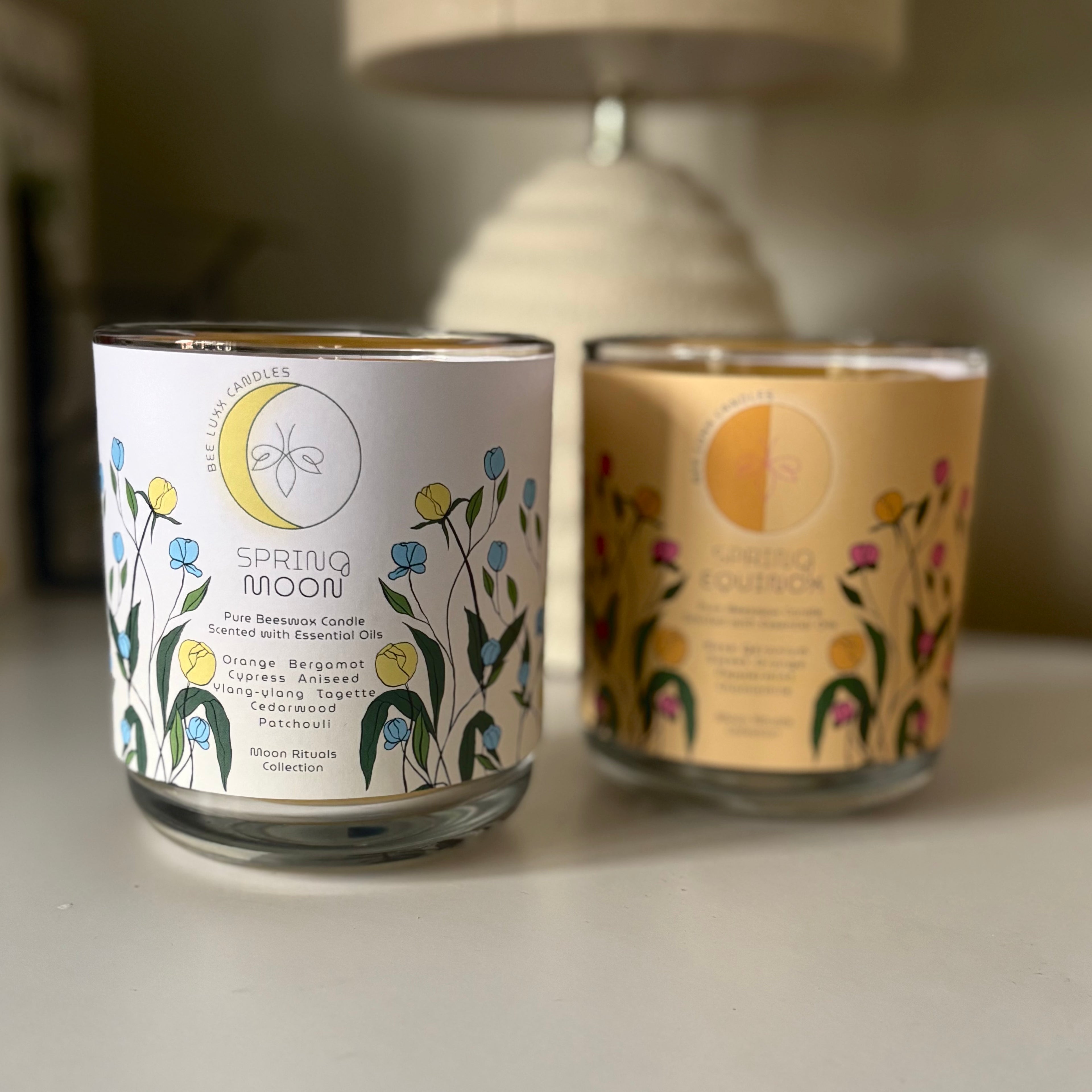 Spring Moon Candle (in glass vessel)