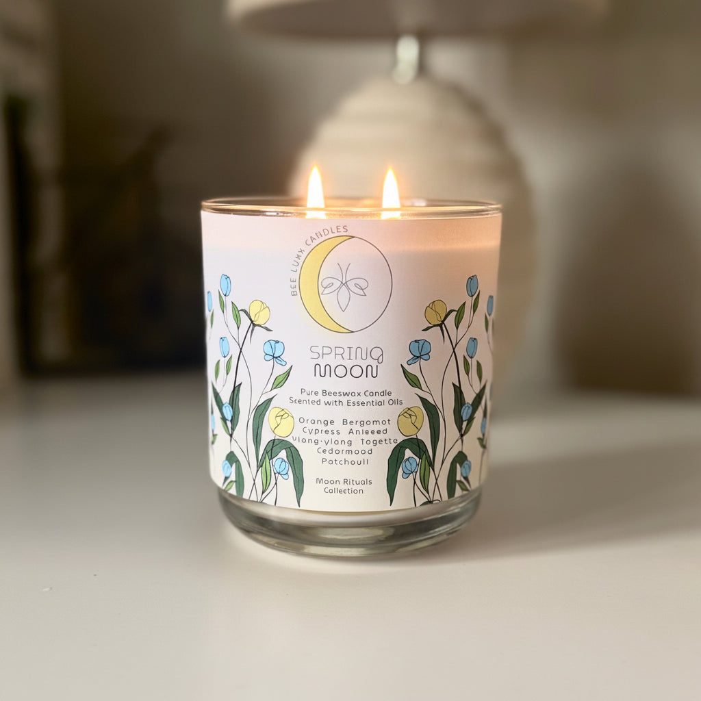 Spring Moon Candle (in glass vessel)
