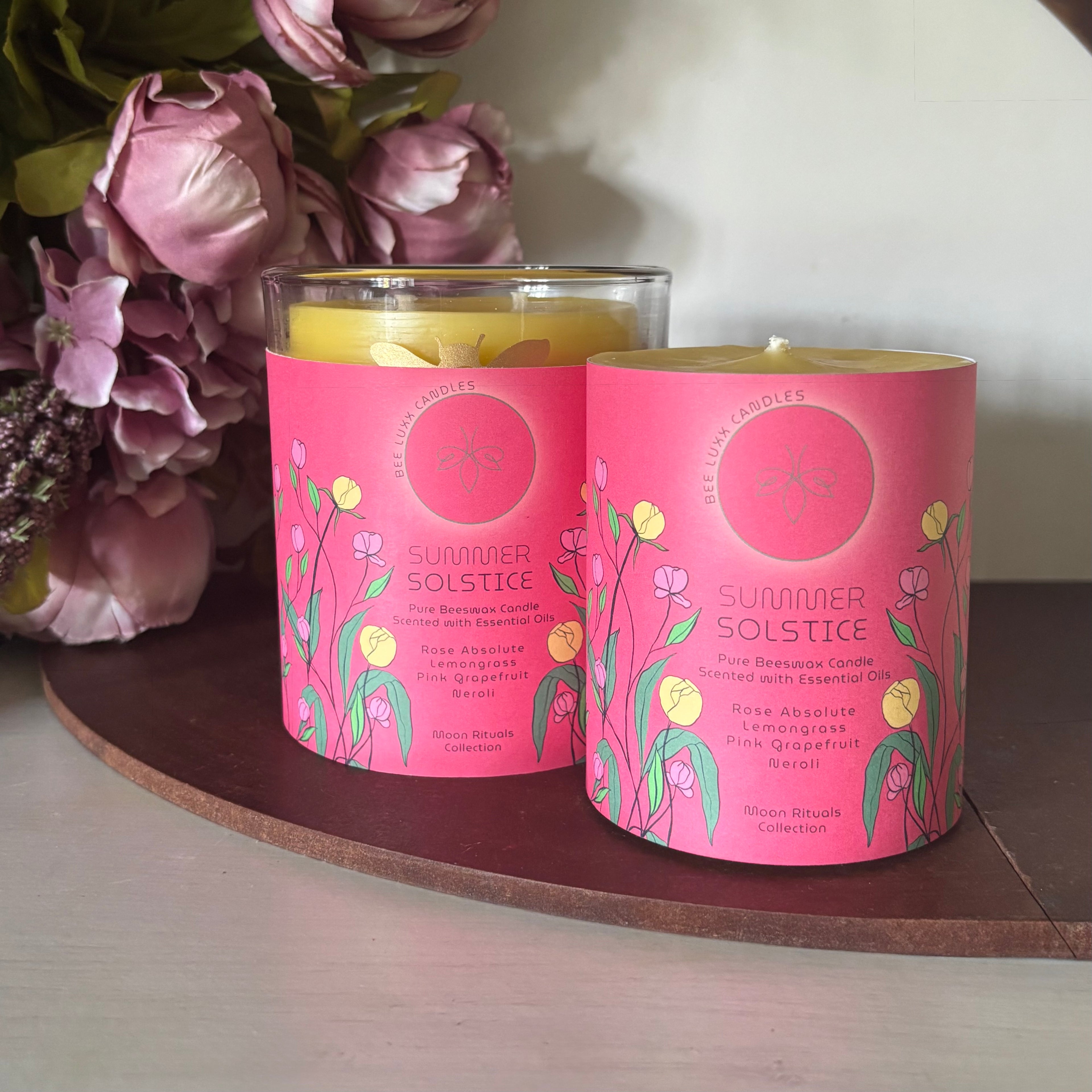 Summer Solstice Candle (in glass vessel)