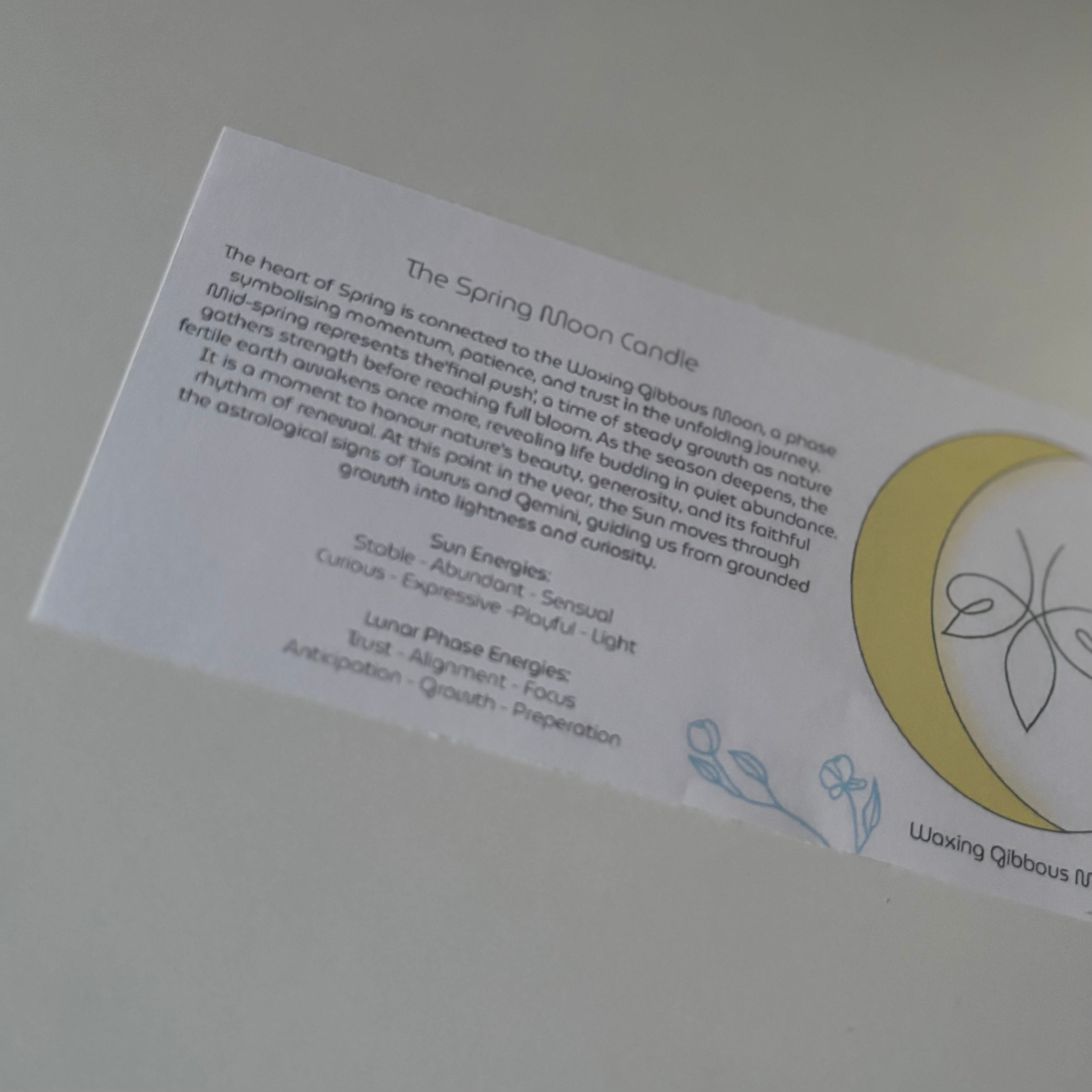 Spring Moon Candle