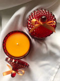 **Exclusive** Jewel Ruby Red Luxury Christmas Candle (Made-to order)